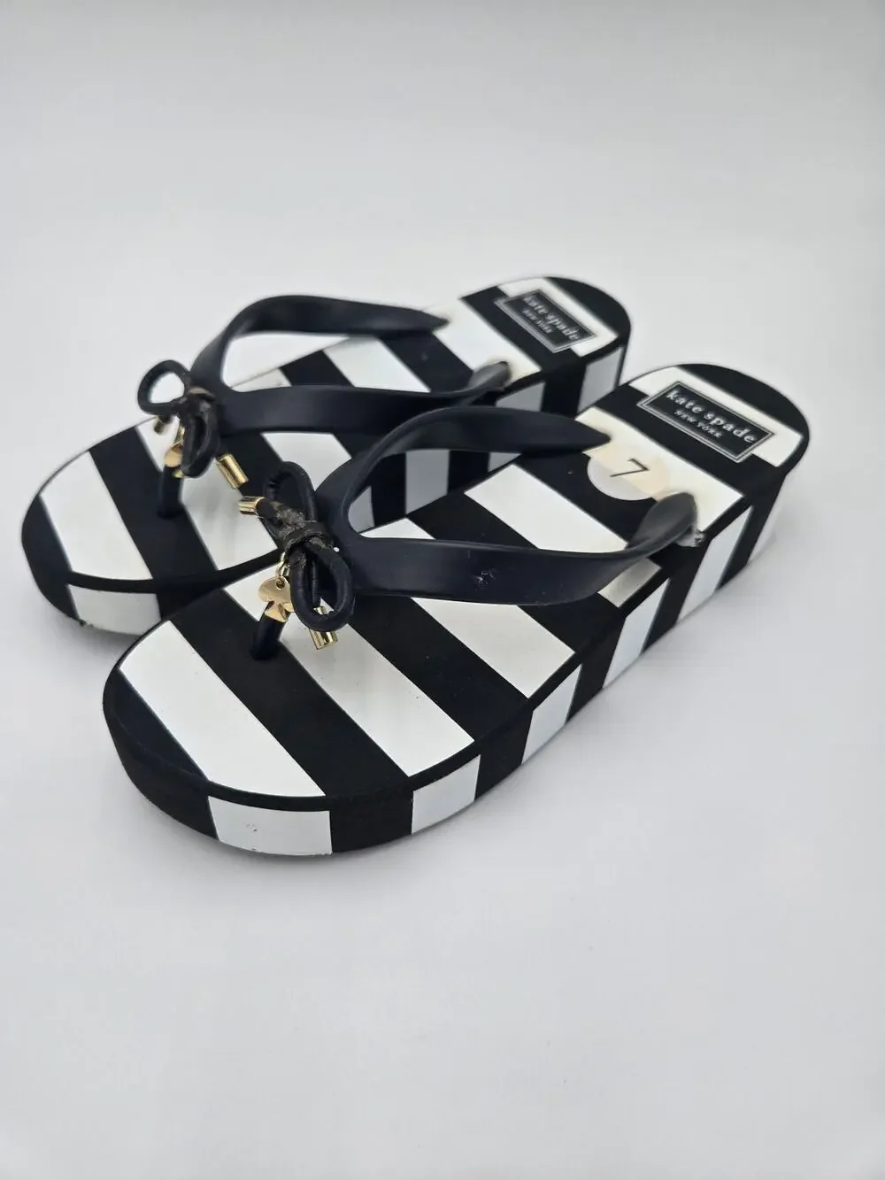 Kate Spade New York Rhett Platform Wedge Thong Sandals Womens 7